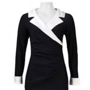 Alex Evenings Black and White Dress